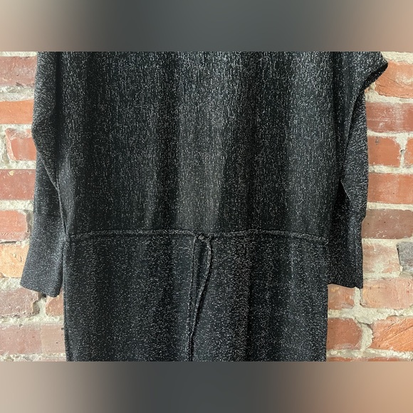 Capsule Women’s Sparkle Midi Metallic Dress in Black and Silver Size 8/10 - Picture 4 of 8